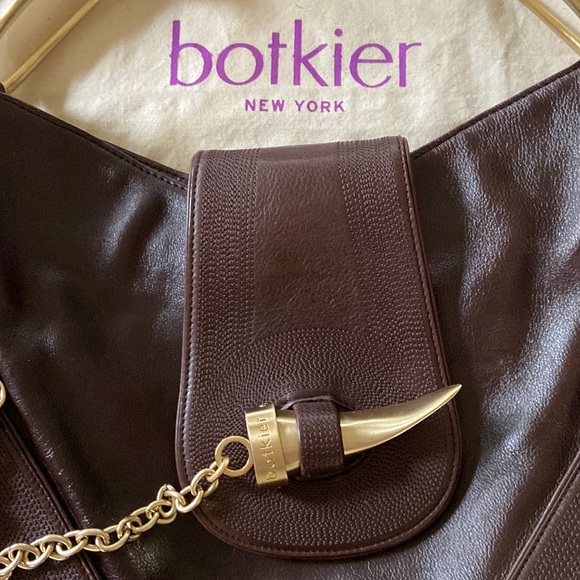 Botkier Leather Gold Horn Shoulder Bag - Picture 2 of 16